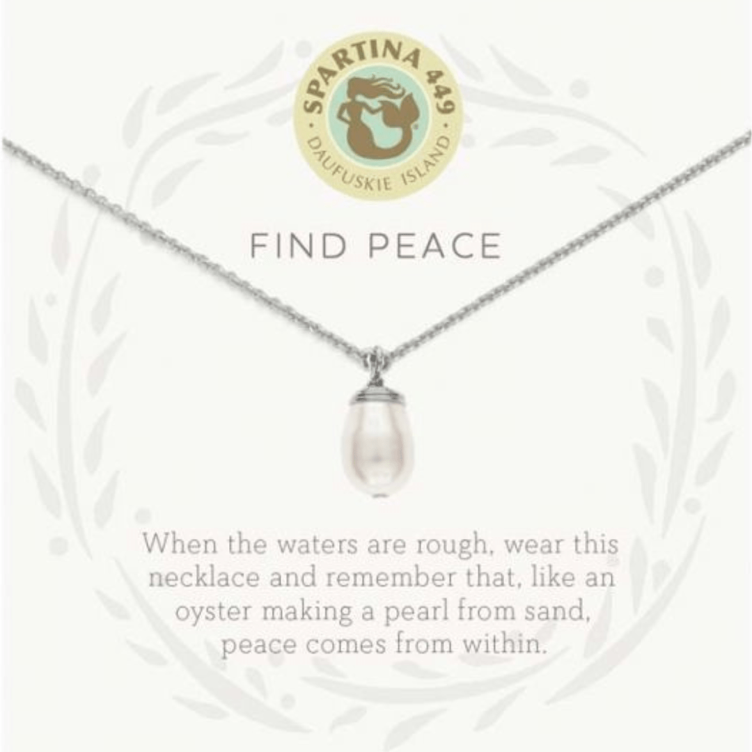 Spartina Sea La Vie Find Peace Necklace - Spartina