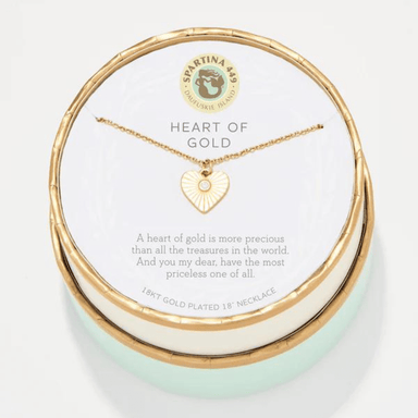 Spartina Sea La Vie Heart of Gold Necklace - Spartina
