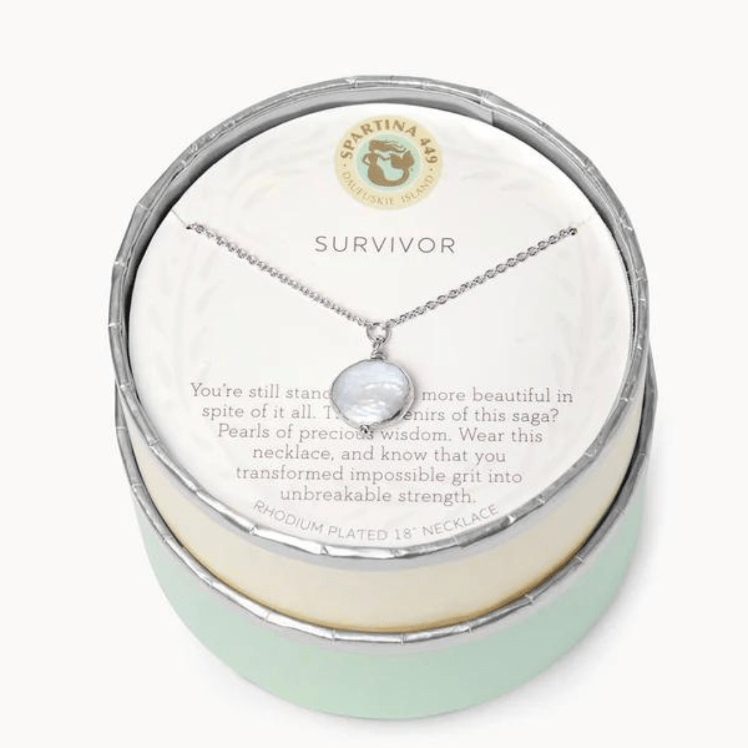 Spartina Sea La Vie Pearl Survivor Necklace - Spartina