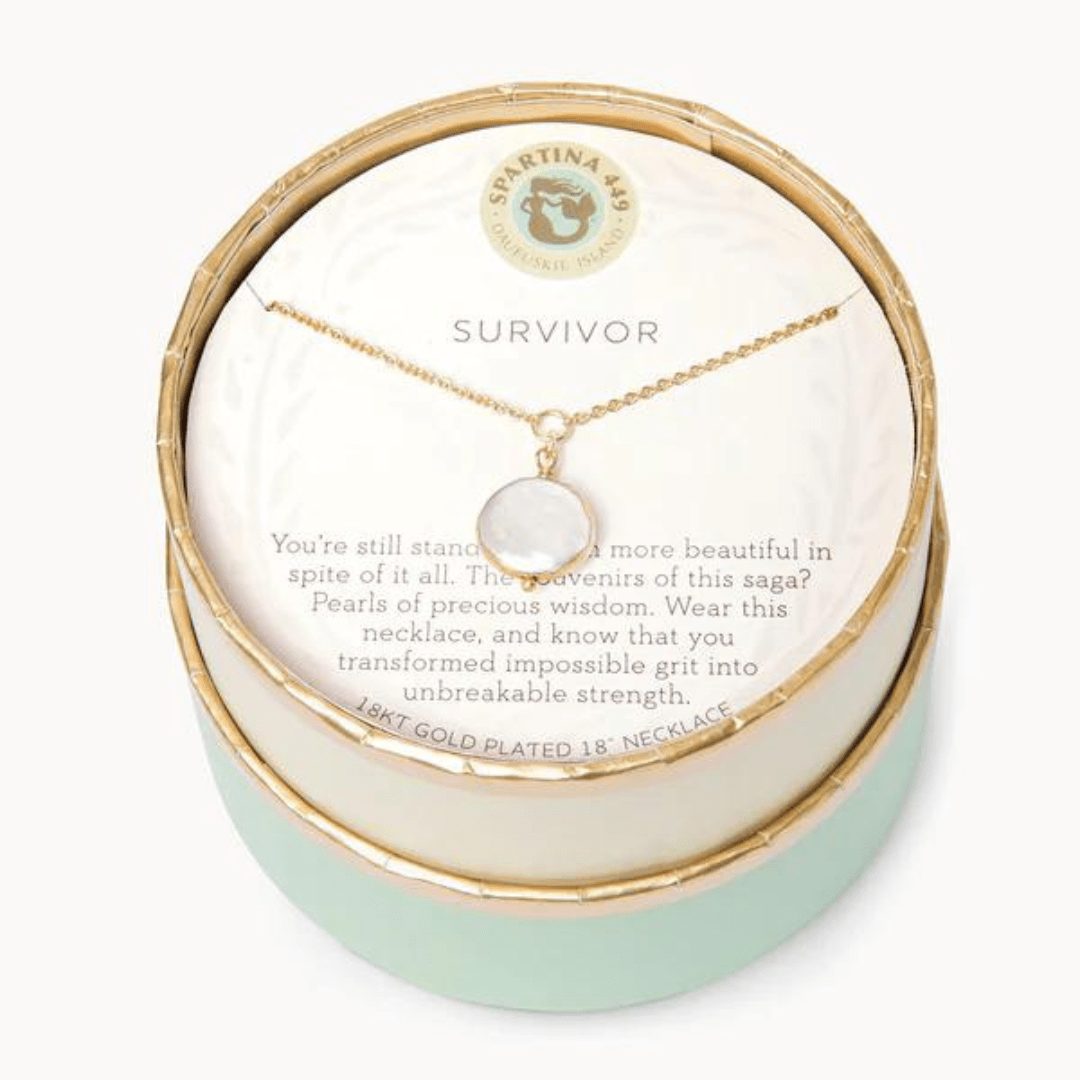 Spartina Sea La Vie Pearl Survivor Necklace - Spartina