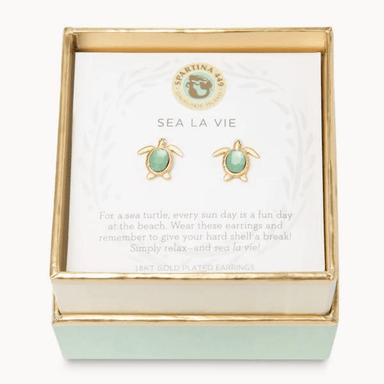 Spartina Sea La Vie Sea Turtle Earrings - Spartina