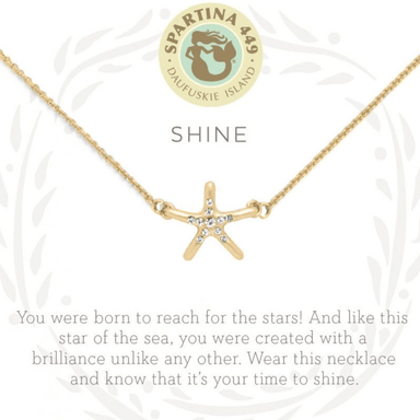 Spartina Sea La Vie Shine Starfish Necklace - Spartina