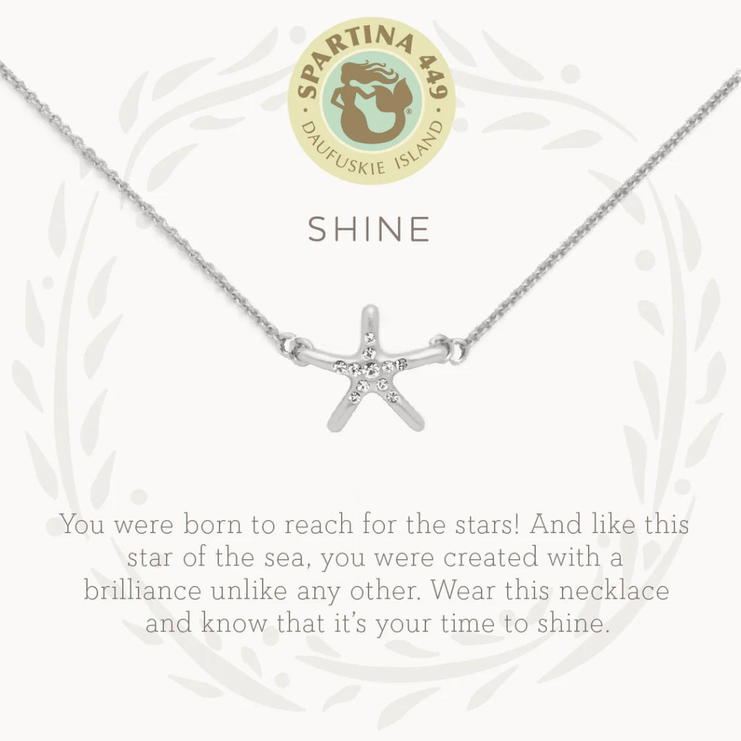 Spartina Sea La Vie Shine Starfish Necklace - Spartina