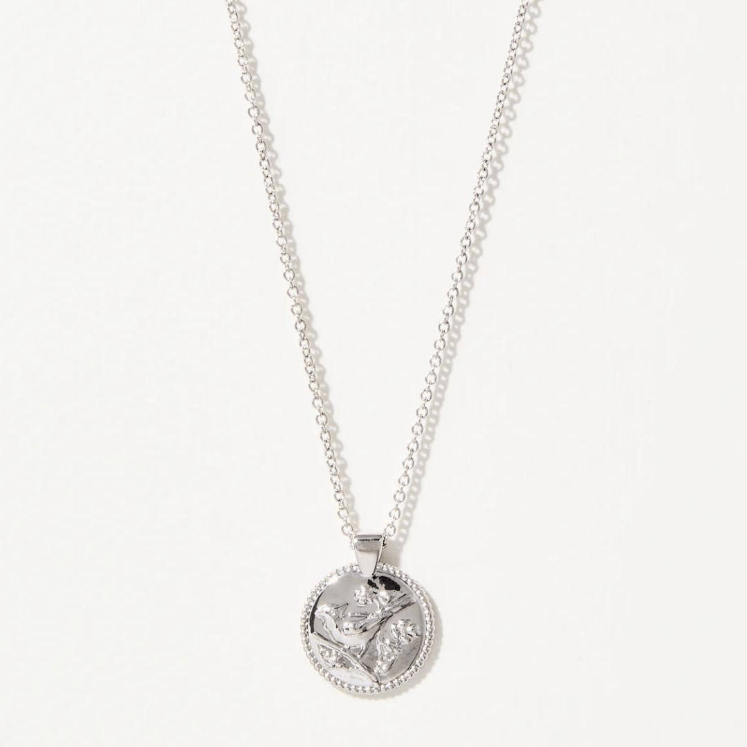 Spartina SLV Necklace 18" Always/Cardinal SIL - Spartina