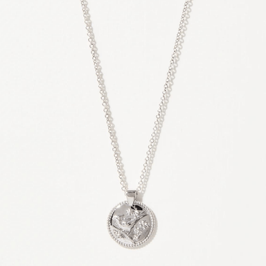 Spartina SLV Necklace 18" Always/Cardinal SIL - Spartina