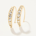 Spartina Sparkle Crystal Arc Hoops - Spartina