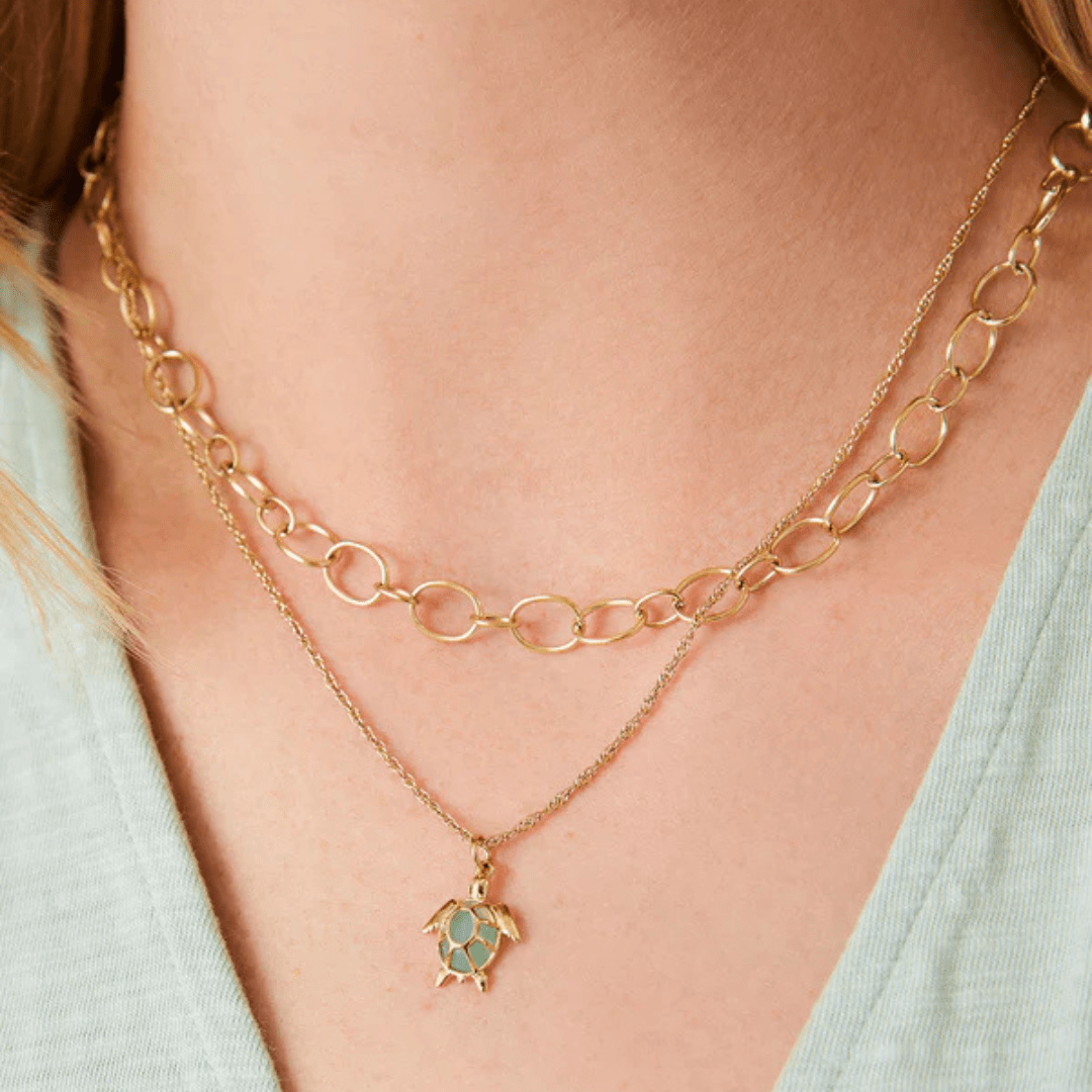 Spartina Splash Hilton Head Sea Turtle Necklace - Spartina