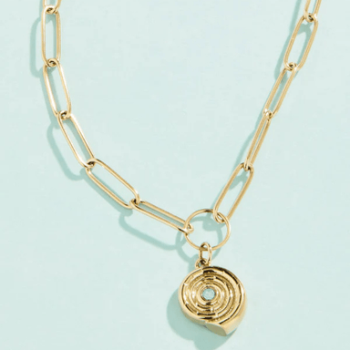 Spartina Splash Moon Shell Necklace - Spartina