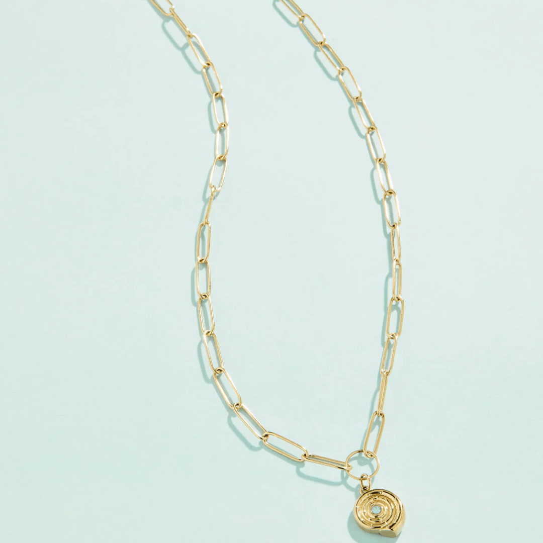 Spartina Splash Moon Shell Necklace - Spartina