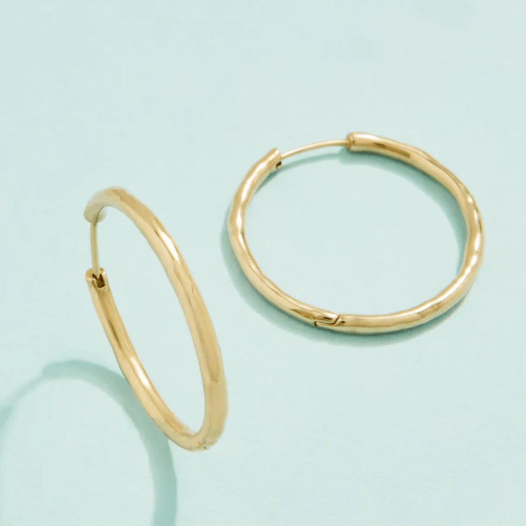 Spartina Splash Moonglade Hoop Earrings 30mm - Spartina