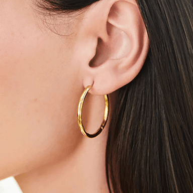 Spartina Splash Moonglade Hoop Earrings 30mm - Spartina
