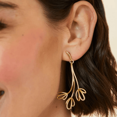 Spartina Spring Tulip Earrings - Gold - Spartina