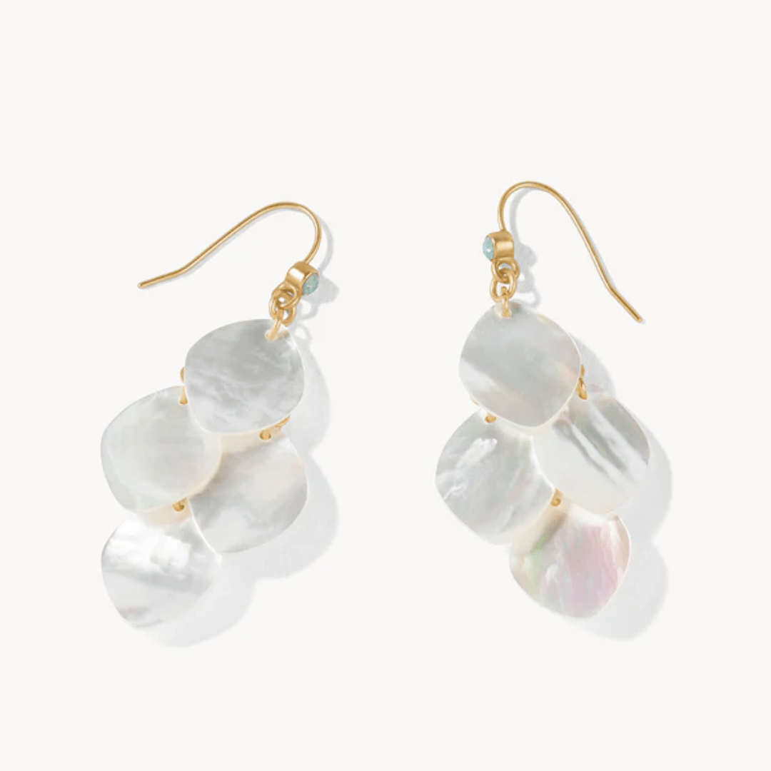Spartina Sweetspire Pearlescent Chandelier Earrings - Spartina