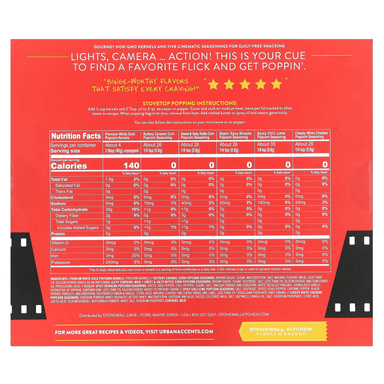Stonewall Kitchen Box Office Hits Popcorn Set - Stonewall Kitchen