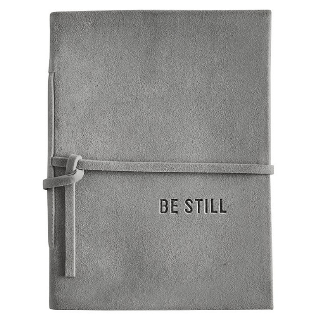 Suede Journal - Be Still - Santa Barbara Design Studio