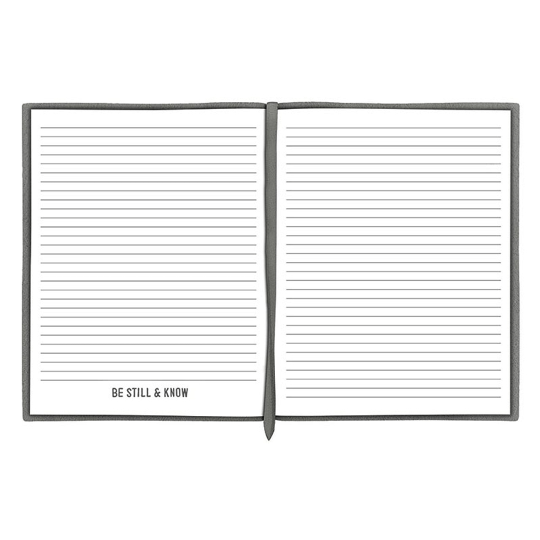 Suede Journal - Be Still - Santa Barbara Design Studio