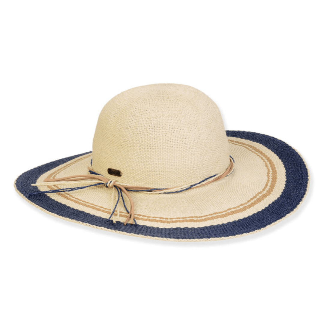 Sun 'n' Sand Beige Toyo Floppy Hat - Brim 4.5" - Sun 'N' Sand Accessories