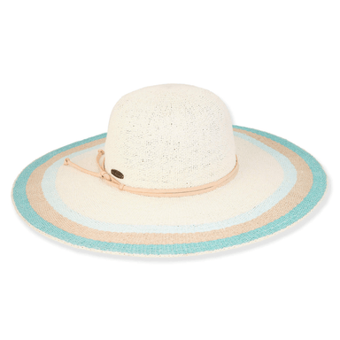 Sun 'n' Sand Ivory Toyo Floppy Hat - Brim 5" - Sun 'N' Sand Accessories