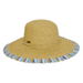 Sun 'n' Sand Tan Paperbraid Floppy Hat - Brim 4.5" - Sun 'N' Sand Accessories