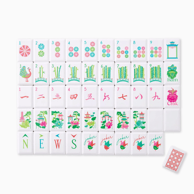Sunburst Debutante Travel Tile Set - Oh My Mahjong
