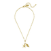 Susan Shaw Gold Starfish & Spiral Shell on Paperclip Chain Necklace - Susan Shaw