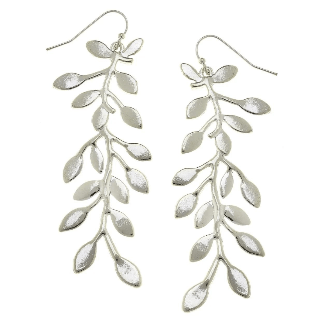 Susan Shaw Handcast Vine Earrings - Susan Shaw