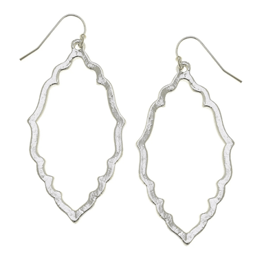 Susan Shaw Medallion Oval Earrings - Susan Shaw
