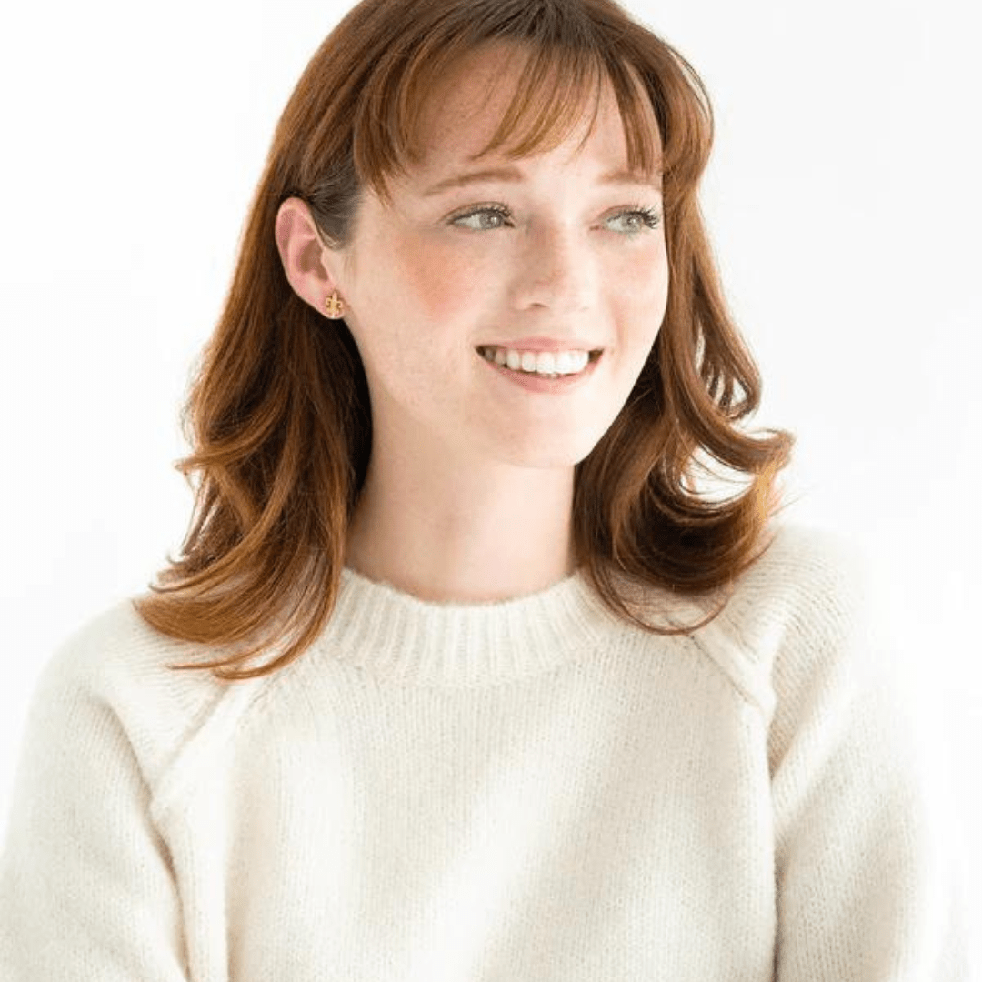 Susan Shaw Mini Fleur de Lis Studs - Gold - Susan Shaw