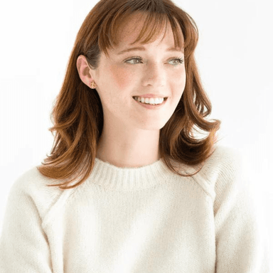 Susan Shaw Mini Fleur de Lis Studs - Gold - Susan Shaw