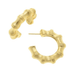 Susan Shaw Small Bamboo Hoop Earrings - Susan Shaw