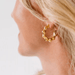 Susan Shaw Small Bamboo Hoop Earrings - Susan Shaw