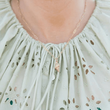 Susan Shaw Spiral Shell Necklace - Susan Shaw