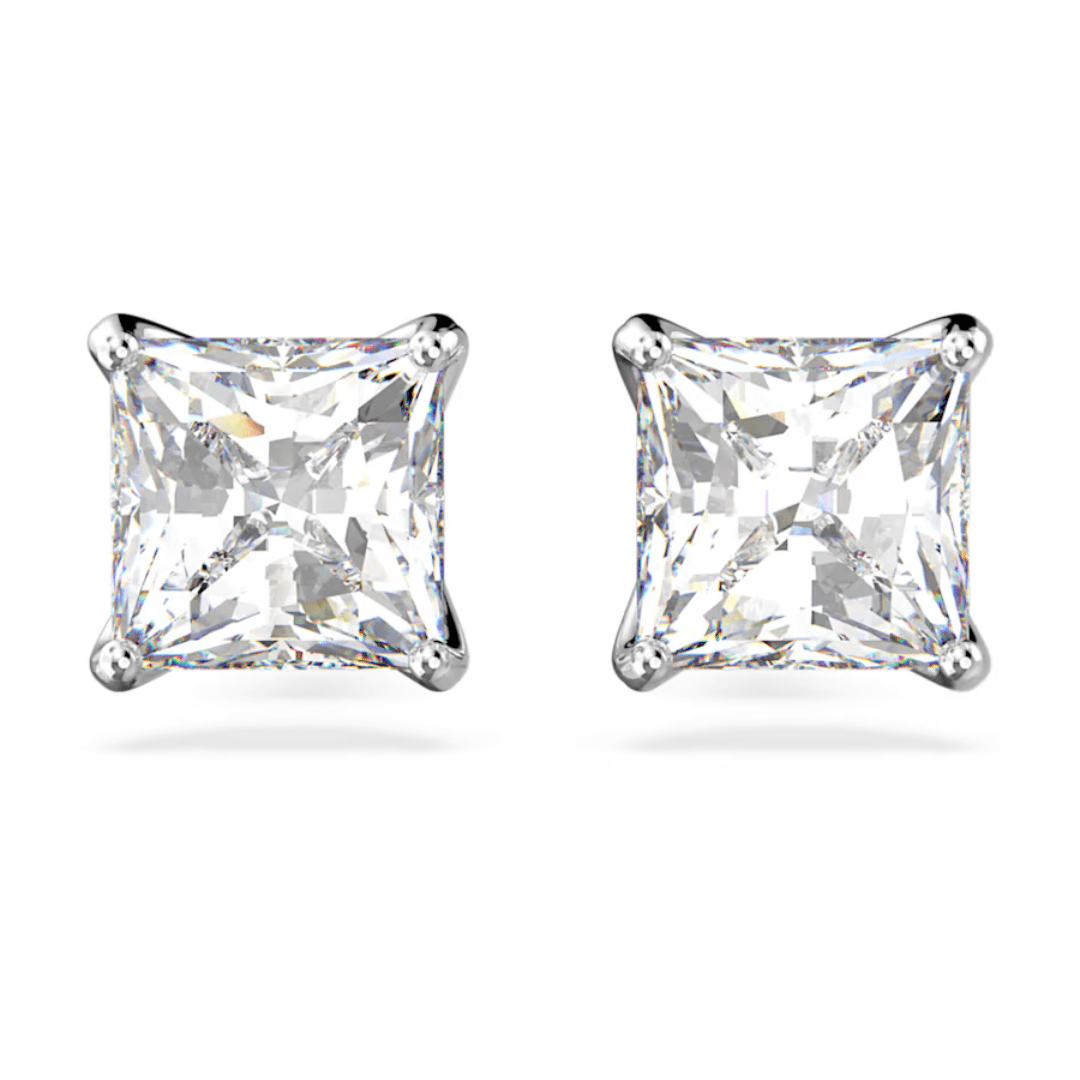 Swarovski Attract Studs - Silver - Swarovski