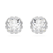 Swarovski Birthstone Square Studs - Silver - Swarovski