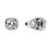 Swarovski Birthstone Square Studs - Silver - Swarovski