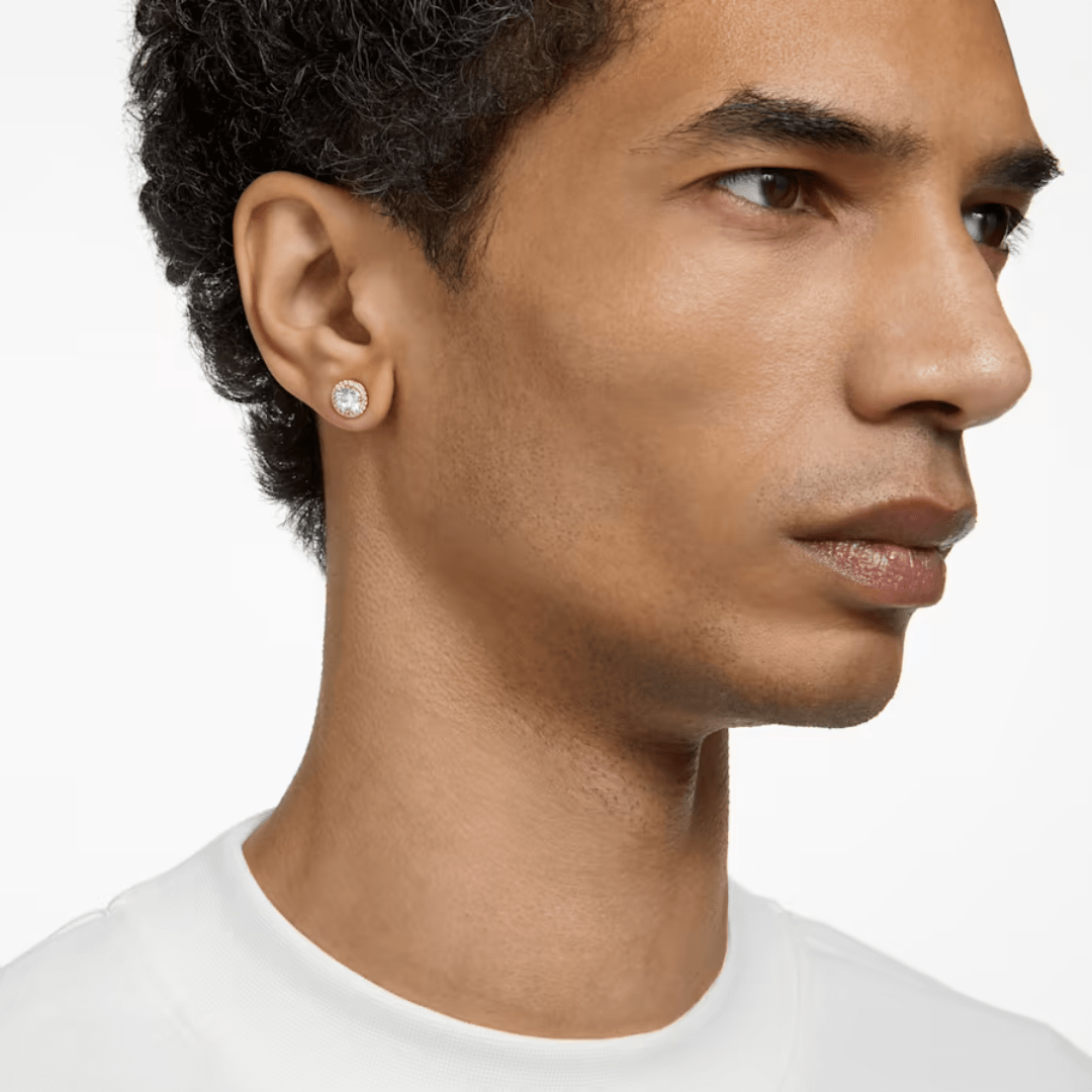 Swarovski Constella Pave Studs - Rose Gold - Swarovski