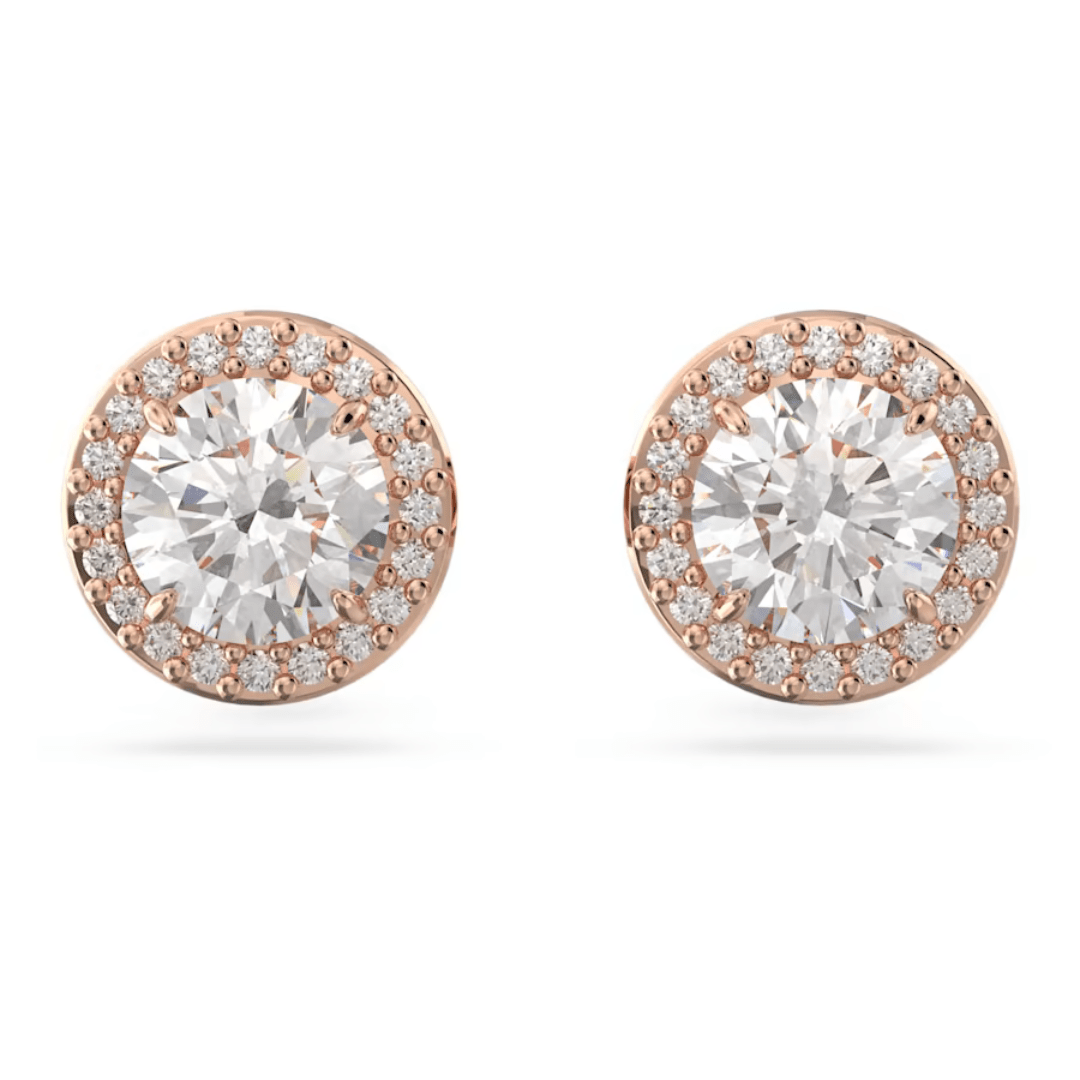 Swarovski Constella Pave Studs - Rose Gold - Swarovski