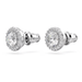 Swarovski Constella Pave Studs - Silver - Swarovski