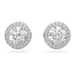 Swarovski Constella Pave Studs - Silver - Swarovski