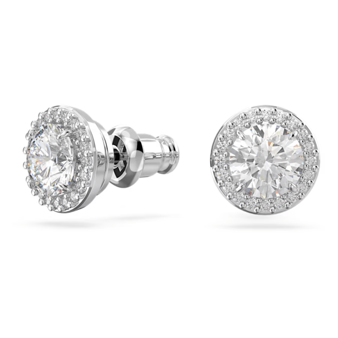 Swarovski Constella Pave Studs - Silver - Swarovski