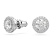 Swarovski Constella Pave Studs - Silver - Swarovski