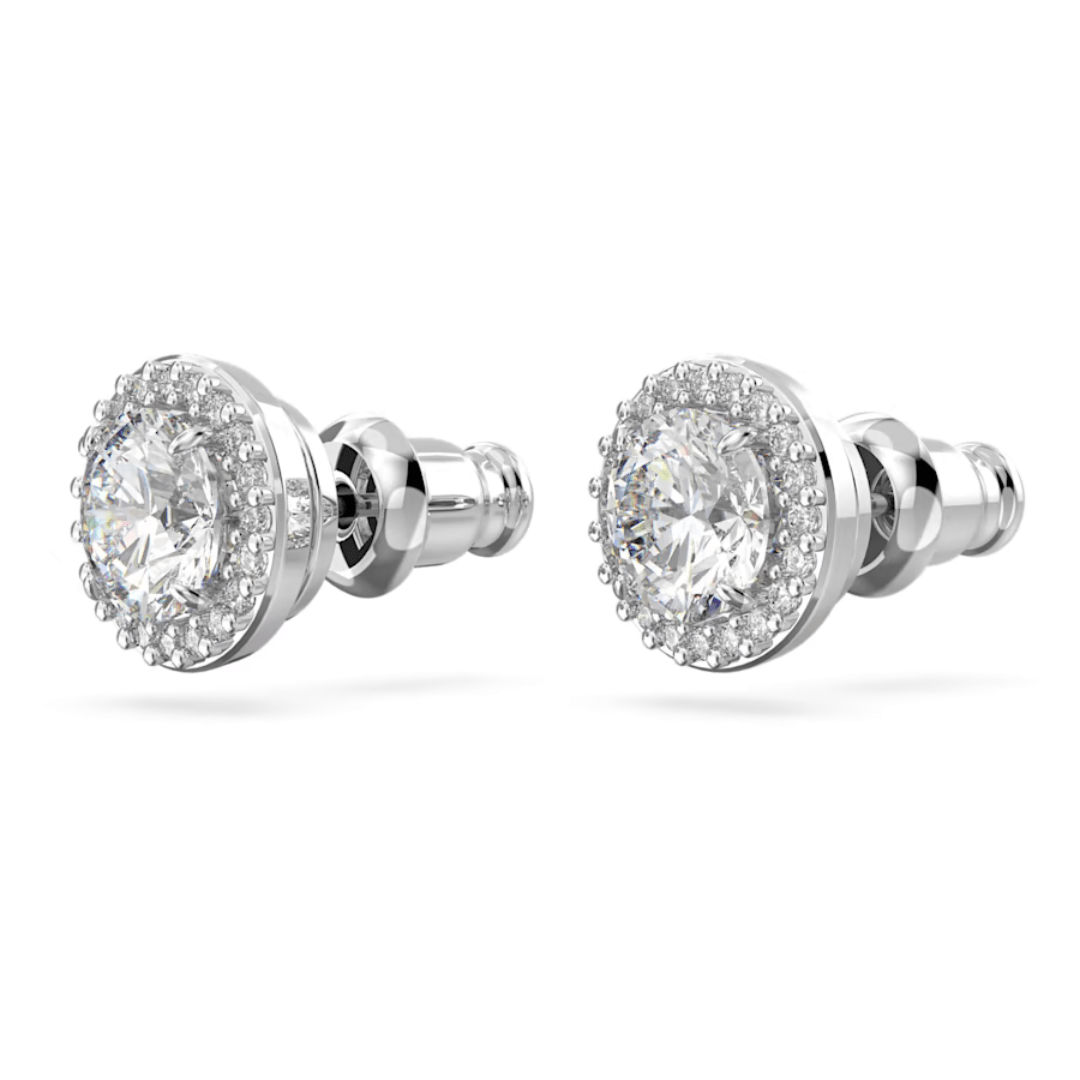 Swarovski Constella Pave Studs - Silver - Swarovski