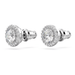 Swarovski Constella Pave Studs - Silver - Swarovski