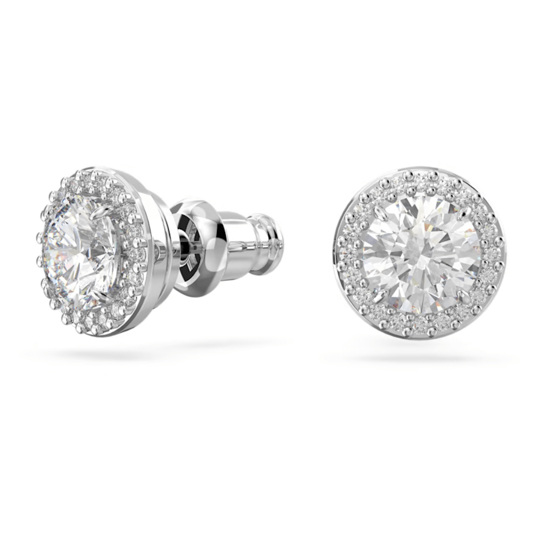 Swarovski Constella Pave Studs - Silver - Swarovski