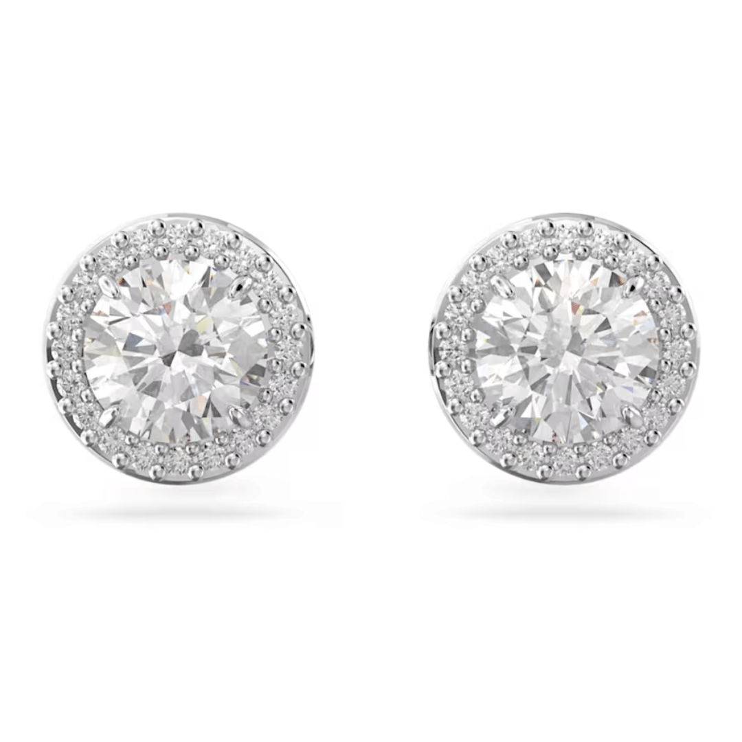 Swarovski Constella Pave Studs - Silver - Swarovski