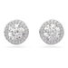 Swarovski Constella Pave Studs - Silver - Swarovski