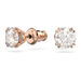 Swarovski Constella Round Studs - Rose Gold - Swarovski