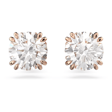Swarovski Constella Round Studs - Rose Gold - Swarovski