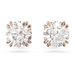 Swarovski Constella Round Studs - Rose Gold - Swarovski