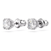 Swarovski Constella Round Studs: Silver - Swarovski